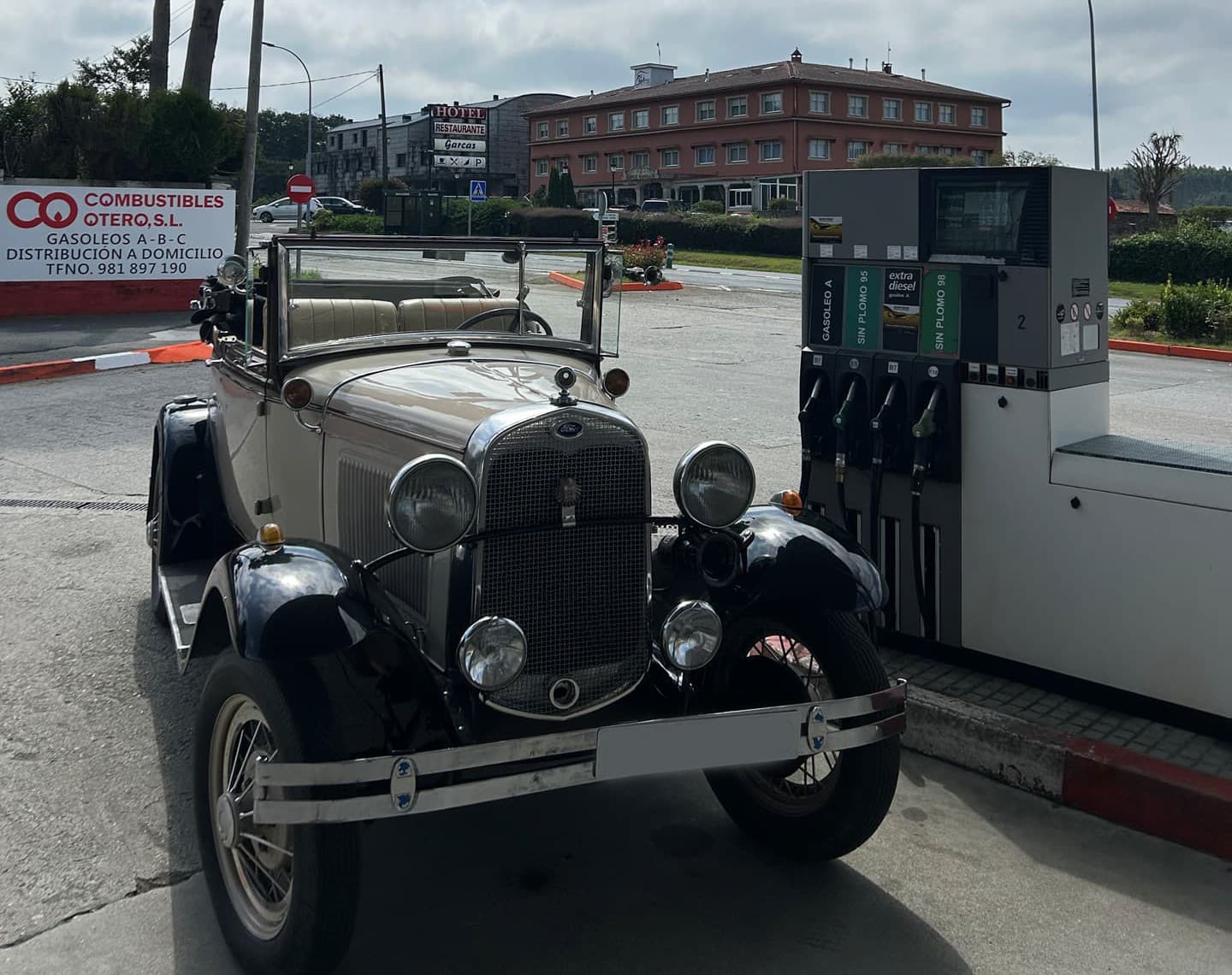 Combustible en Santiago