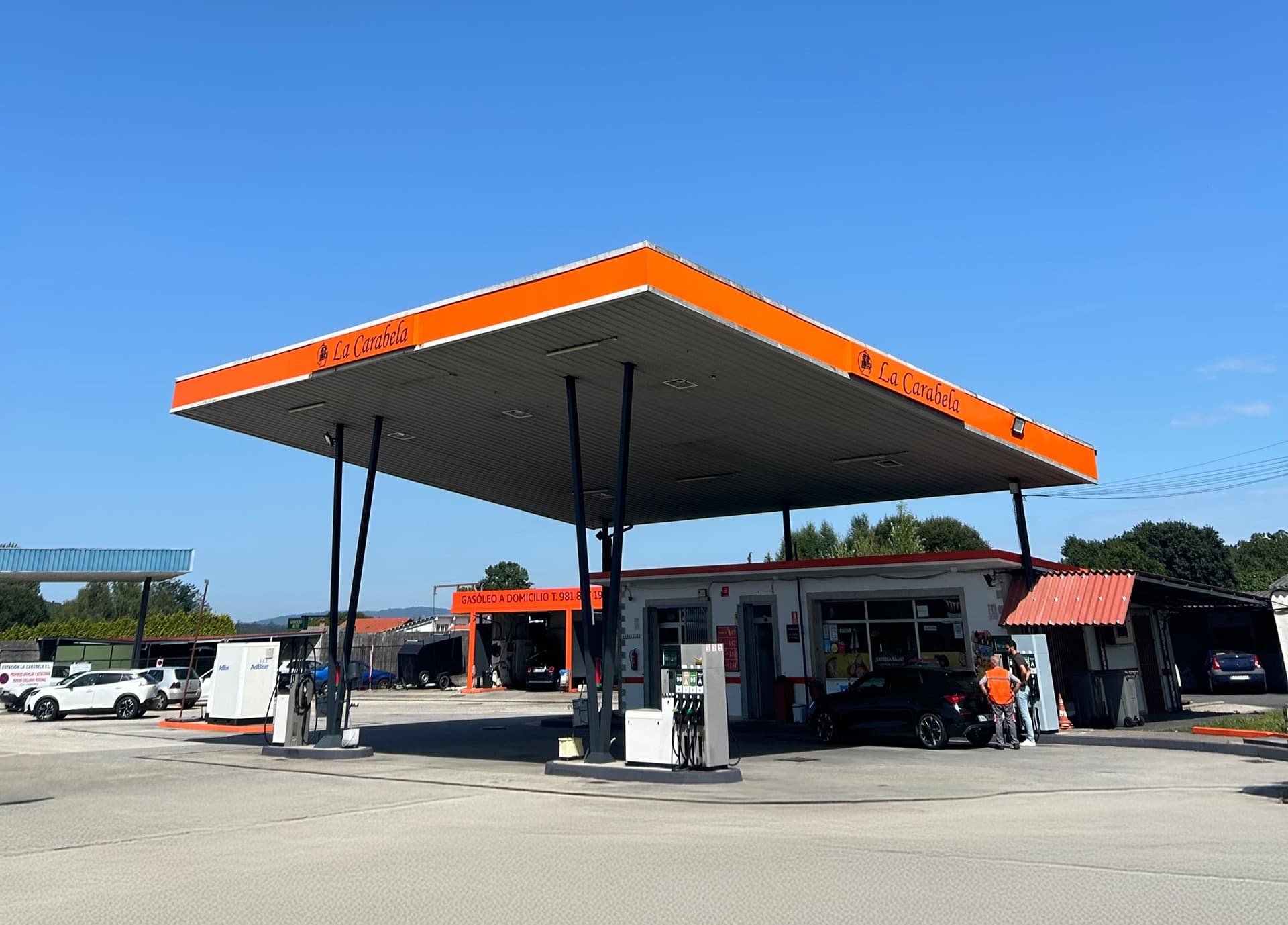 Estación de servicio en Santiago